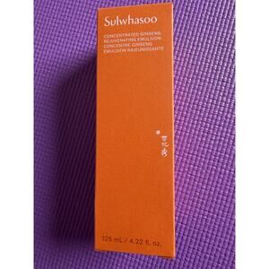 Sulwhasoo Concentrated Ginseng Rejuvenating Emulsion Korean New 125 mL skin care